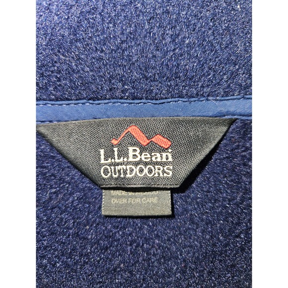 Women’s L.L bean navy full zip medium outdoors jacket - Picture 2 of 3